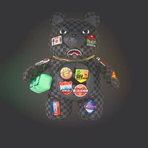 GLOBAL MOGUL UNLIMITED MILES MONEYBEAR TEDDYBEAR BACKPACK
